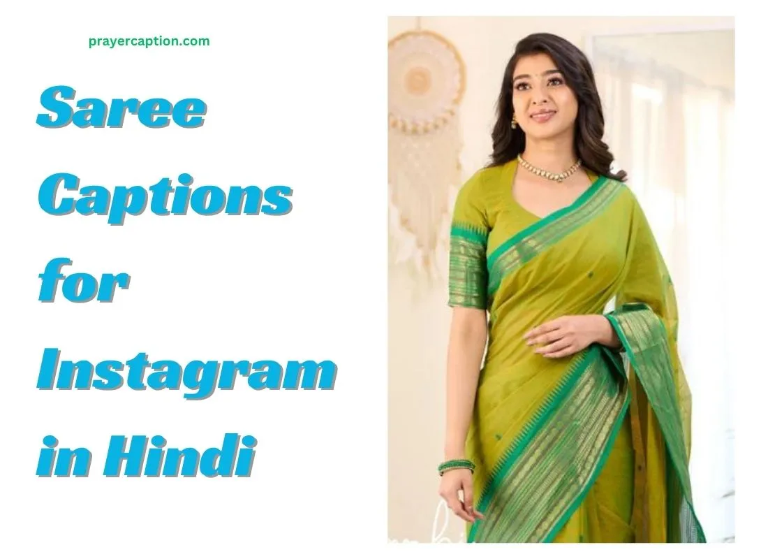 Saree Captions for Instagram In Hindi