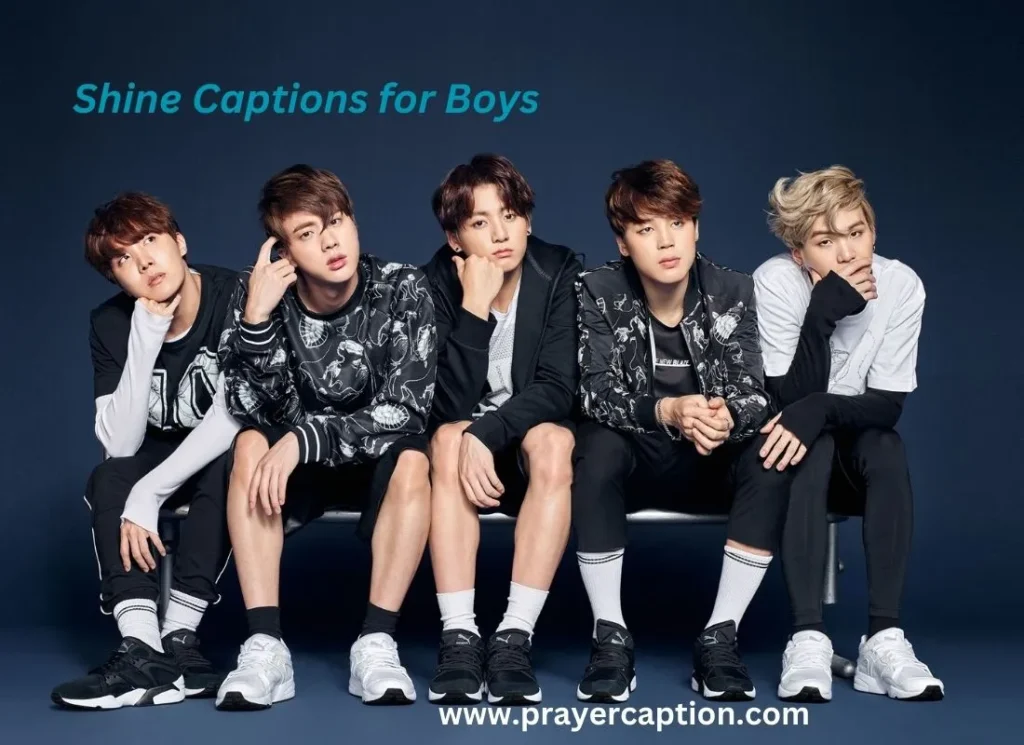 Shine Captions for Boys